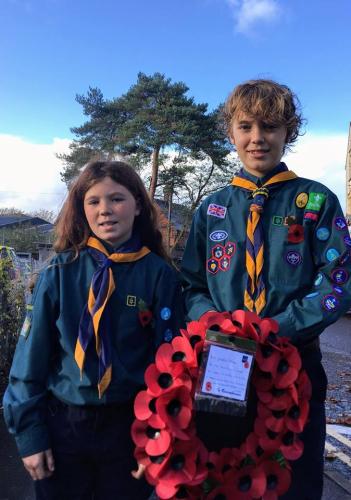 Scouts at Remembrance