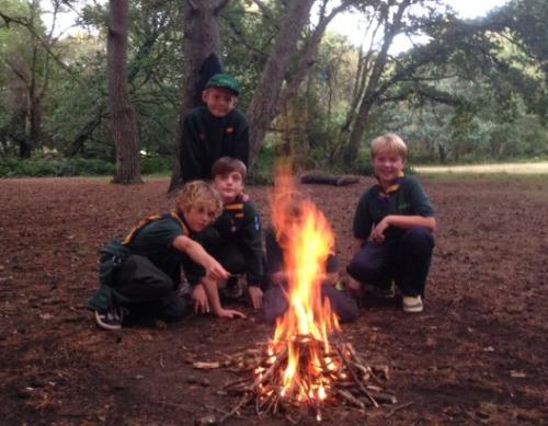 Broadstone Cubs Firelighting
